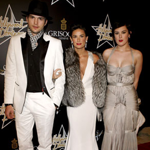Ashton Kutcher, Demi Moore, Rumer Willis Ashton Kutcher, Demi Moore, Rumer Willis